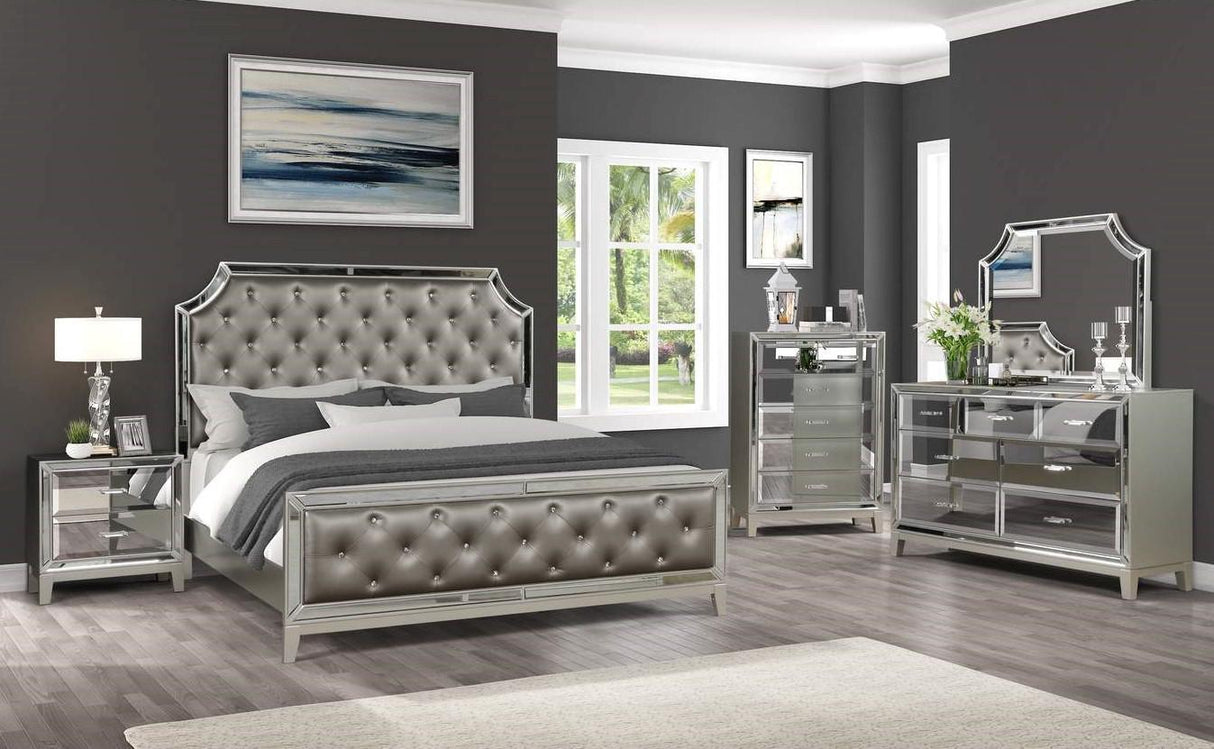 Galaxy Home Harmony 6 Drawer Chest in Silver GHF-808857748638 - galleria furniture outlet