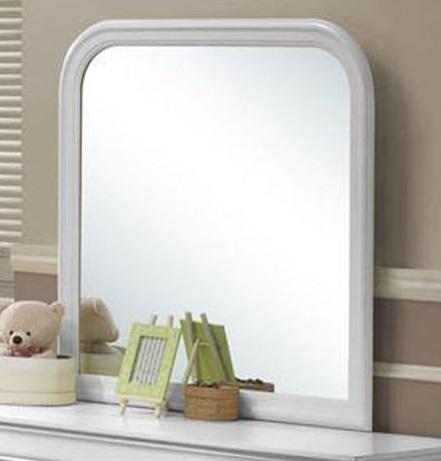 Galaxy Home Louis Phillipe Mirror in White GHF-808857924445 - galleria furniture outlet
