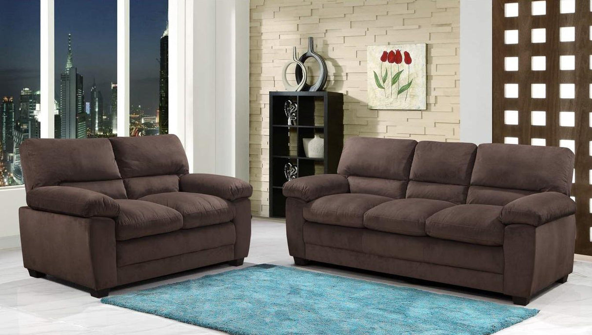 Galaxy Home Maxx Loveseat in Brown GHF-808857563484 - galleria furniture outlet