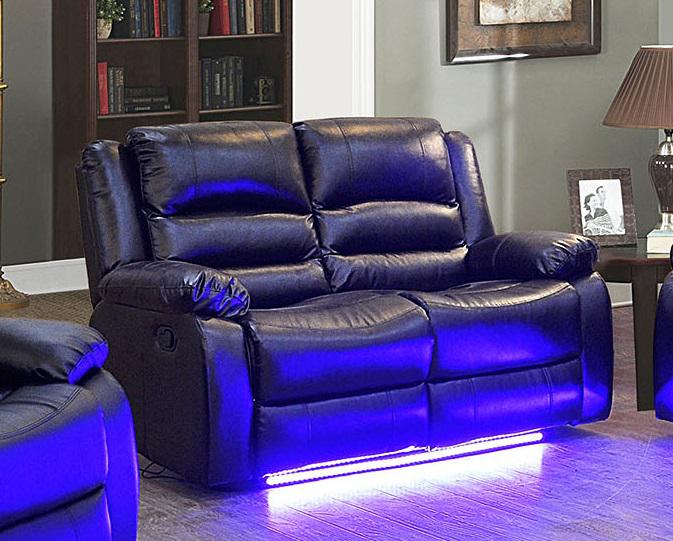 Galaxy Home Soho Reclining Loveseat in Espresso GHF-808857924650