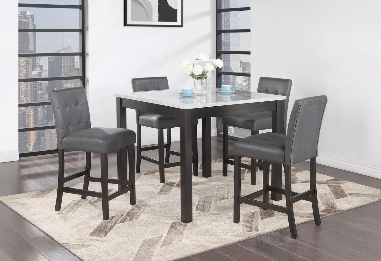D4052 BAR TABLE AND 4 BAR STOOLS - galleria furniture outlet