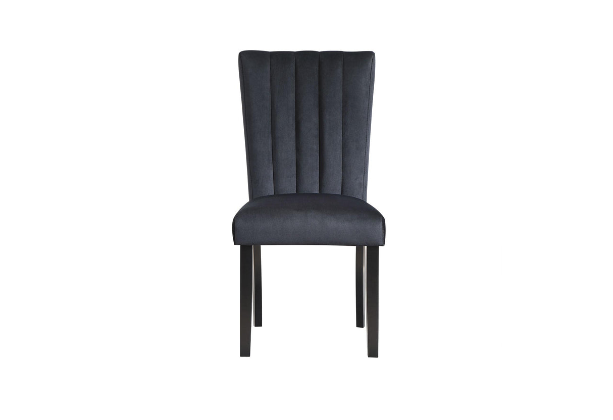 D8685 BLACK DINING CHAIR - galleria furniture outlet