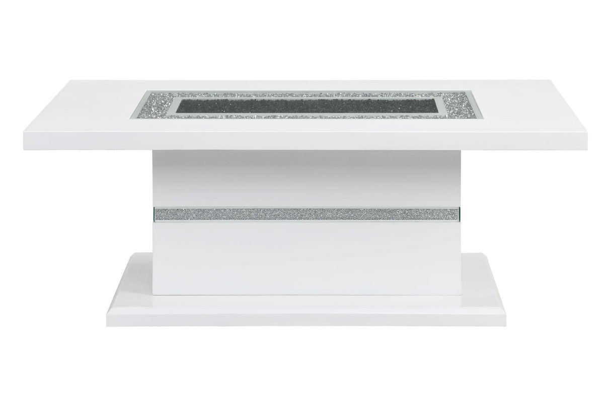 MONACO WHITE COFFEE TABLE