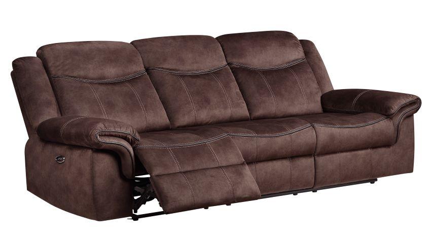 U2200 DOMINO COFFEE POWER RECLINING SOFA - galleria furniture outlet