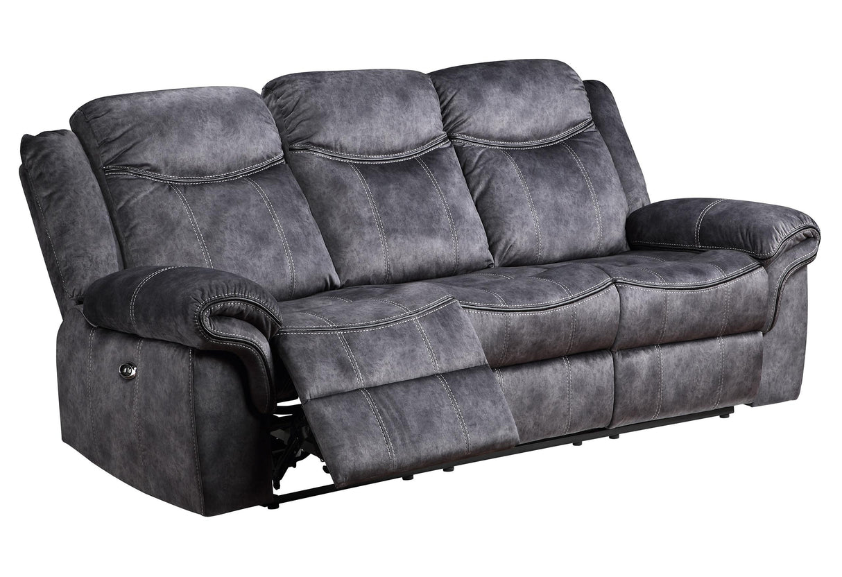 U2200 DOMINO GRANITE POWER RECLINING SOFA - galleria furniture outlet