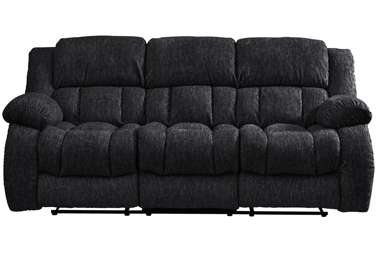 U250 EBONY RECLINING SOFA - galleria furniture outlet