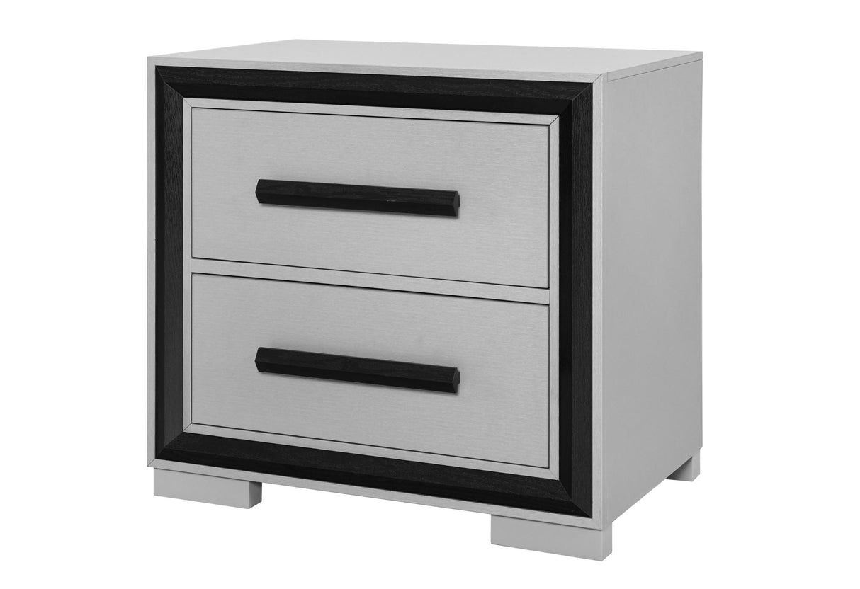 AMELIA GREY BLACK NS - galleria furniture outlet