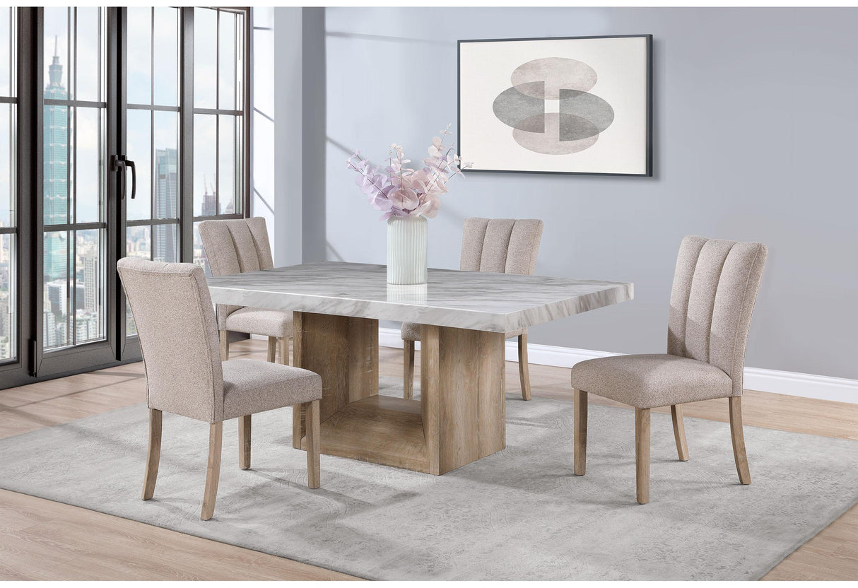D02 NATURAL DINING TABLE - galleria furniture outlet