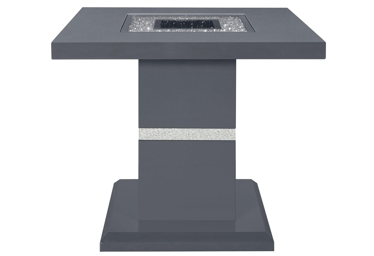 MONACO DARK GREY 2 END TABLES AND 1 COFFEE TABLE