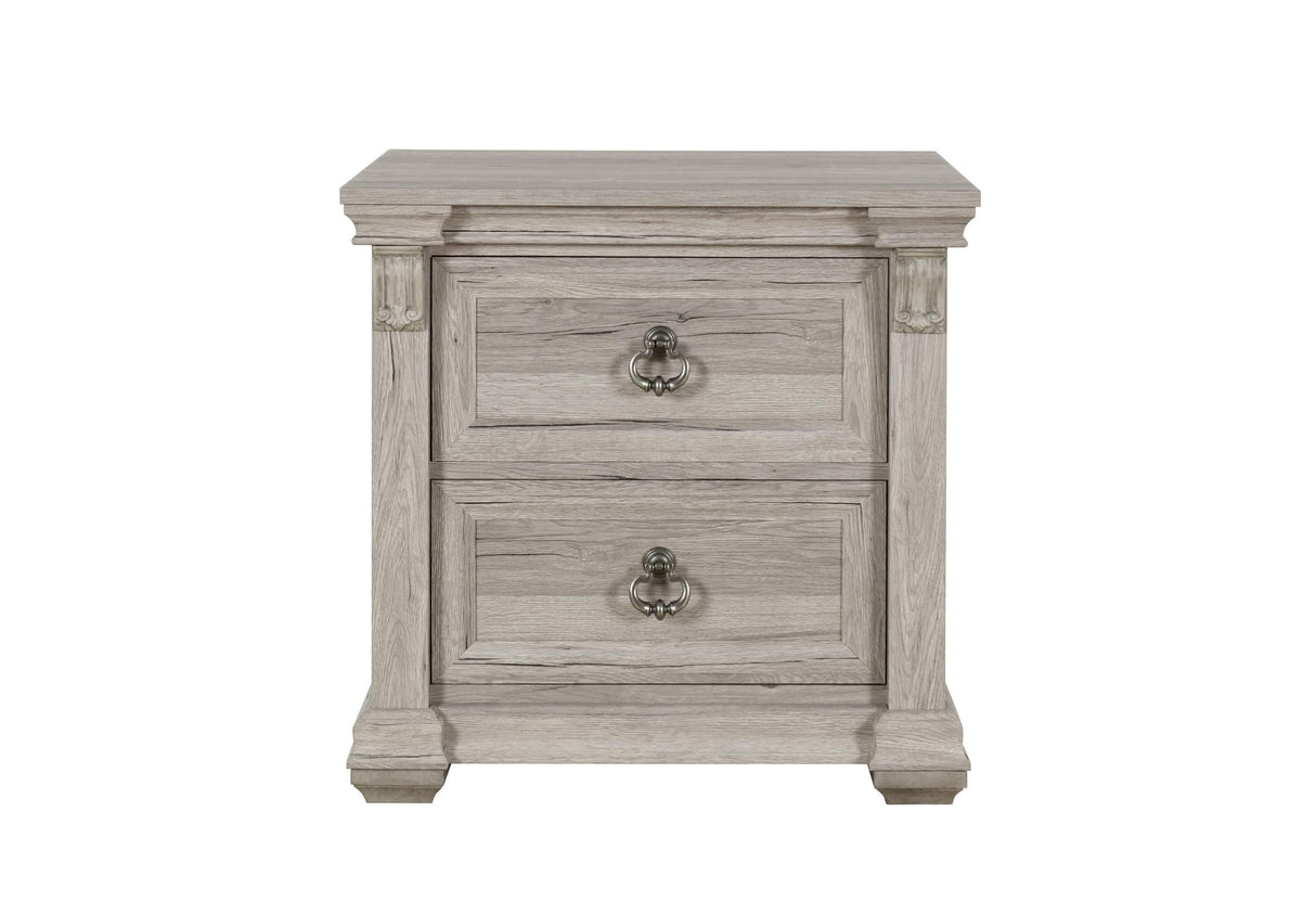 ROWAN/TATUM NATURAL NIGHTSTAND - galleria furniture outlet