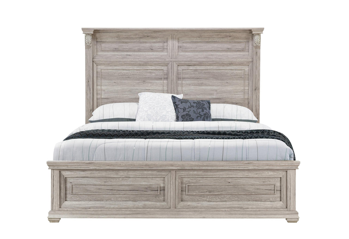 TATUM NATURAL FULL BED NO STORAGE