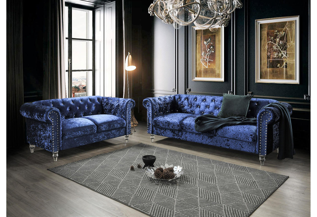 U9550 BLUE S/LS - galleria furniture outlet
