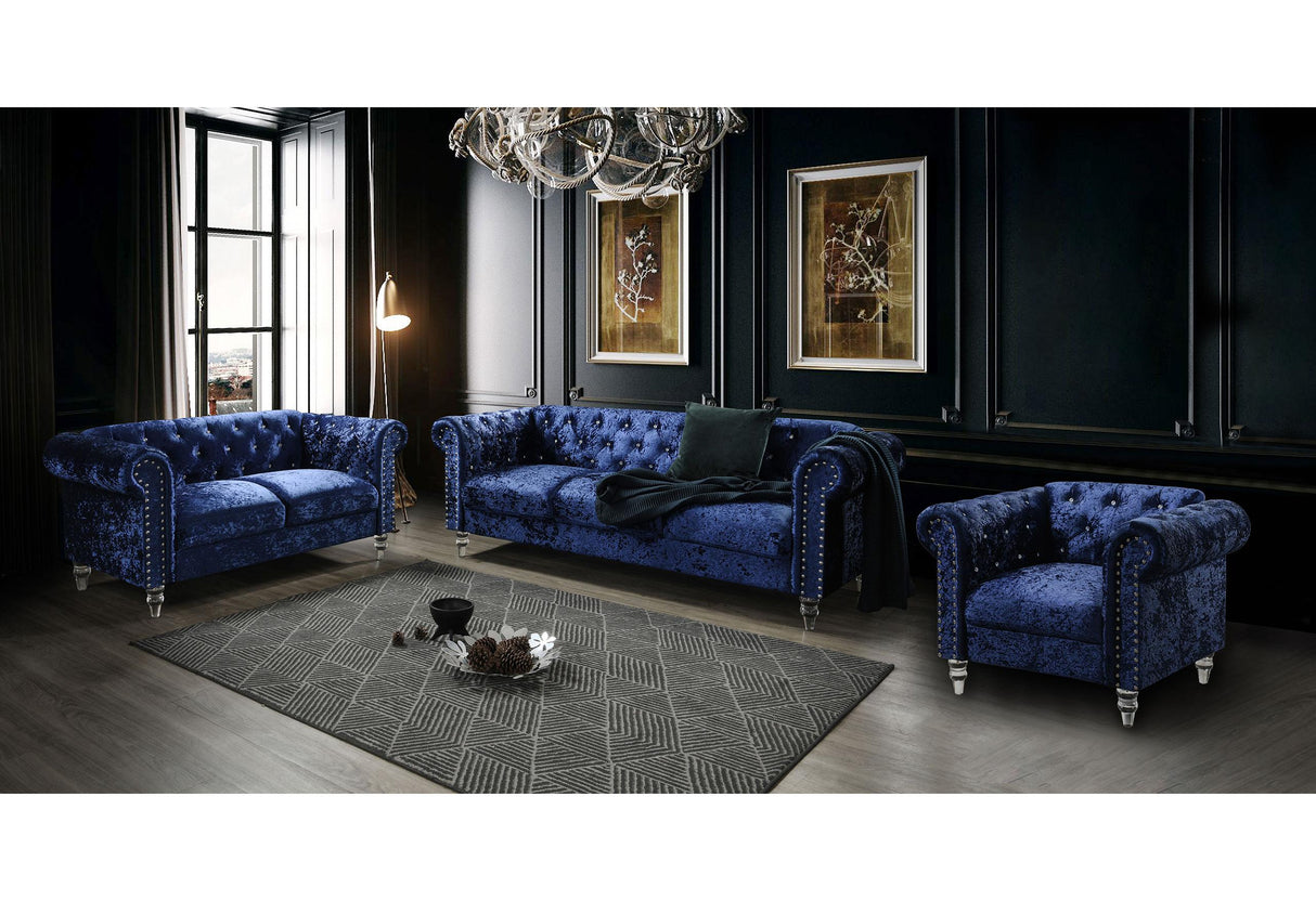 U9550 BLUE S/LS/CH - galleria furniture outlet
