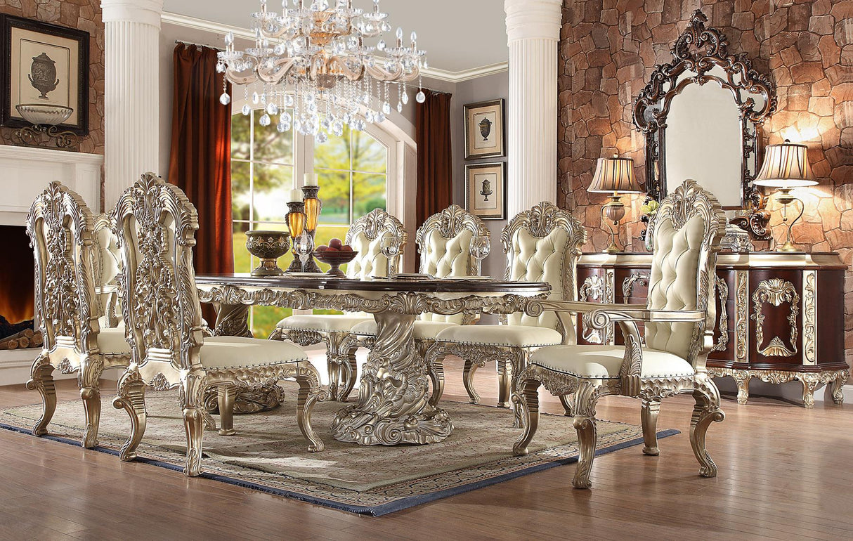 HD-8017 - 9PC DINING TABLE SET