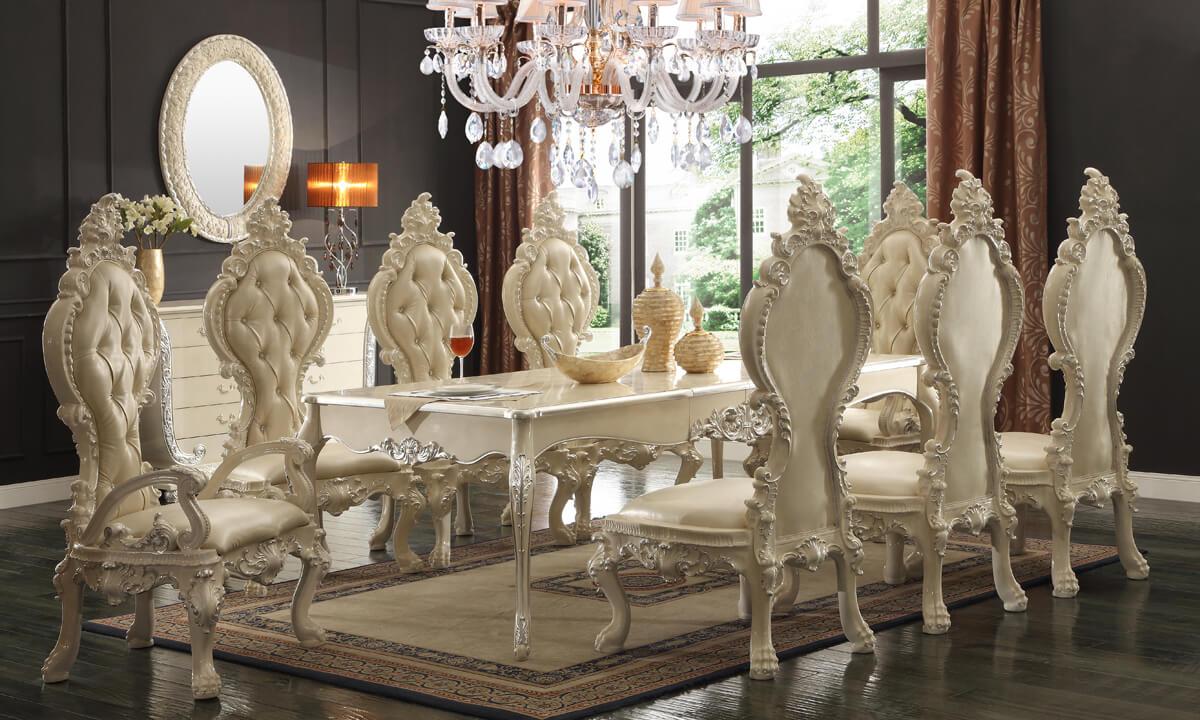 HD-13012-I - 9PC DINING TABLE SET