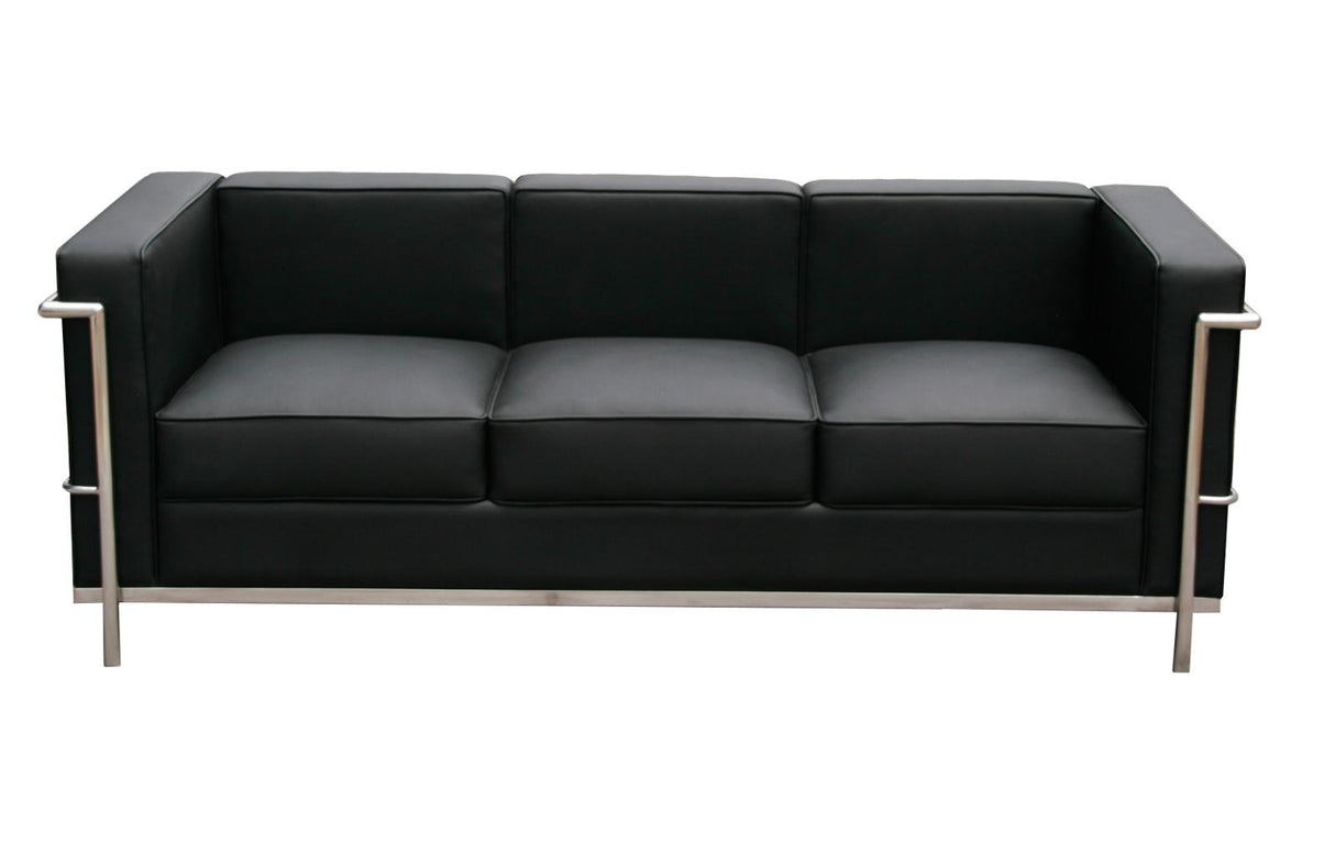 J&M Cour Italian Leather Sofa - galleria furniture outlet