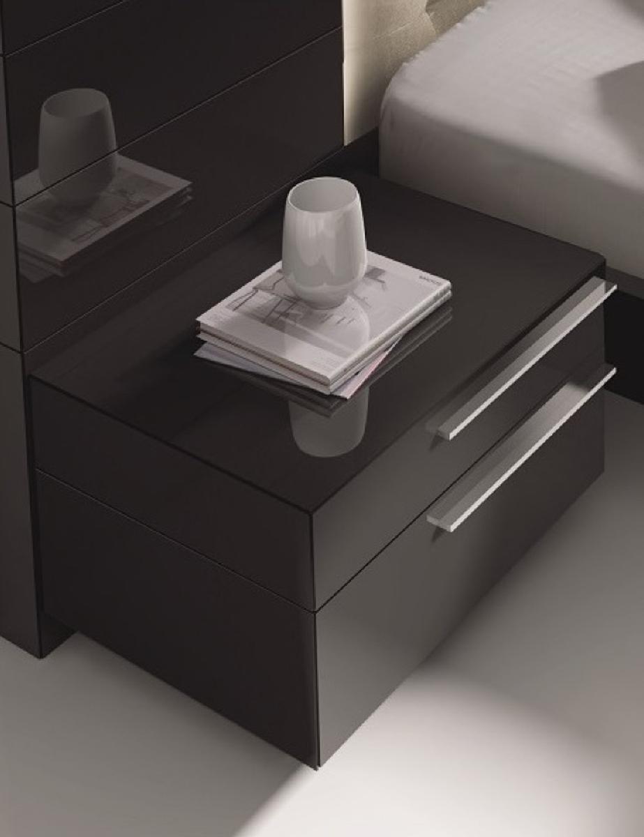 J&M Furniture Beja Left Facing Night Stand in Black