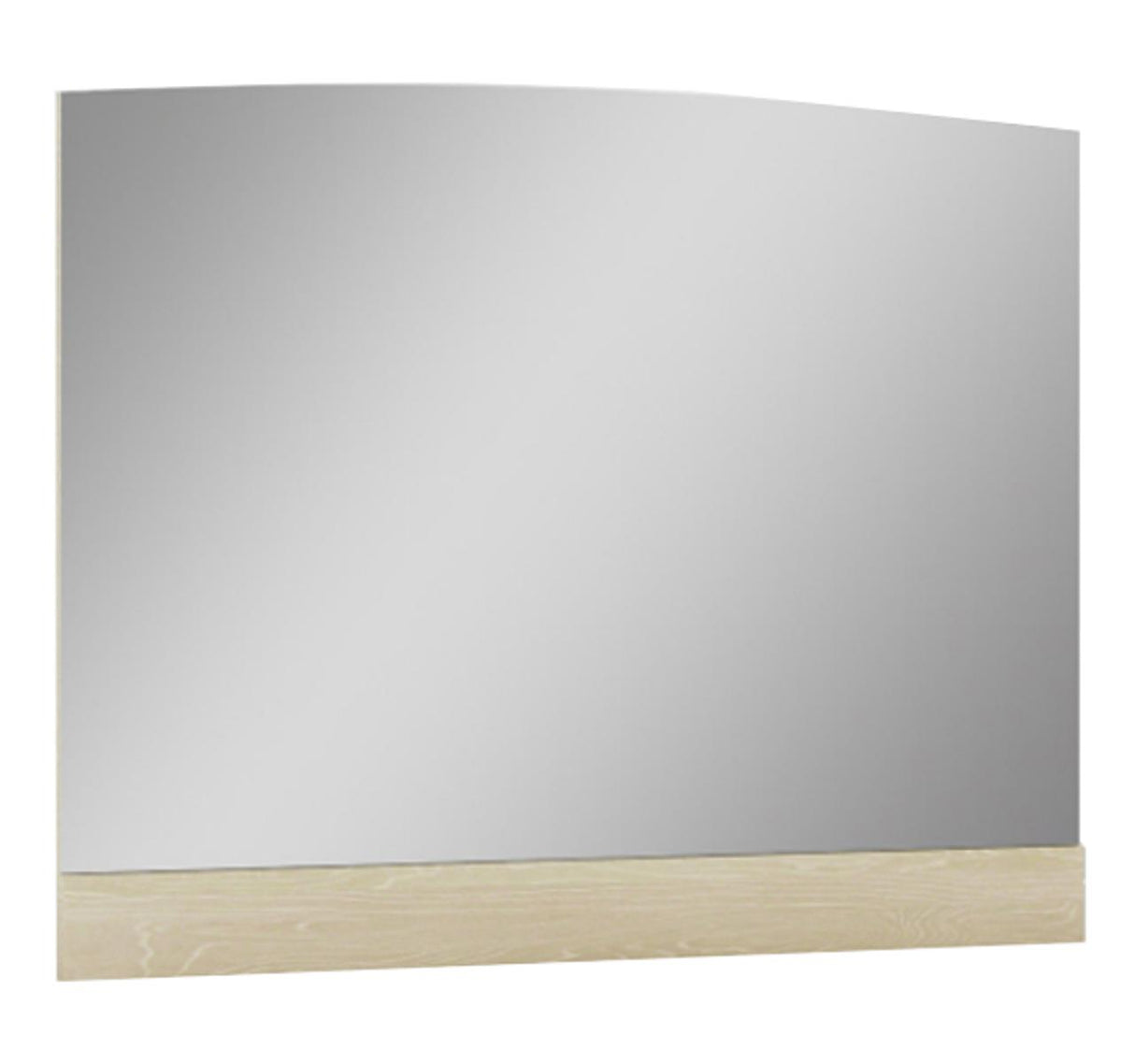 J&M Furniture Chiara Buffet Mirror in Light Walnut - galleria furniture outlet