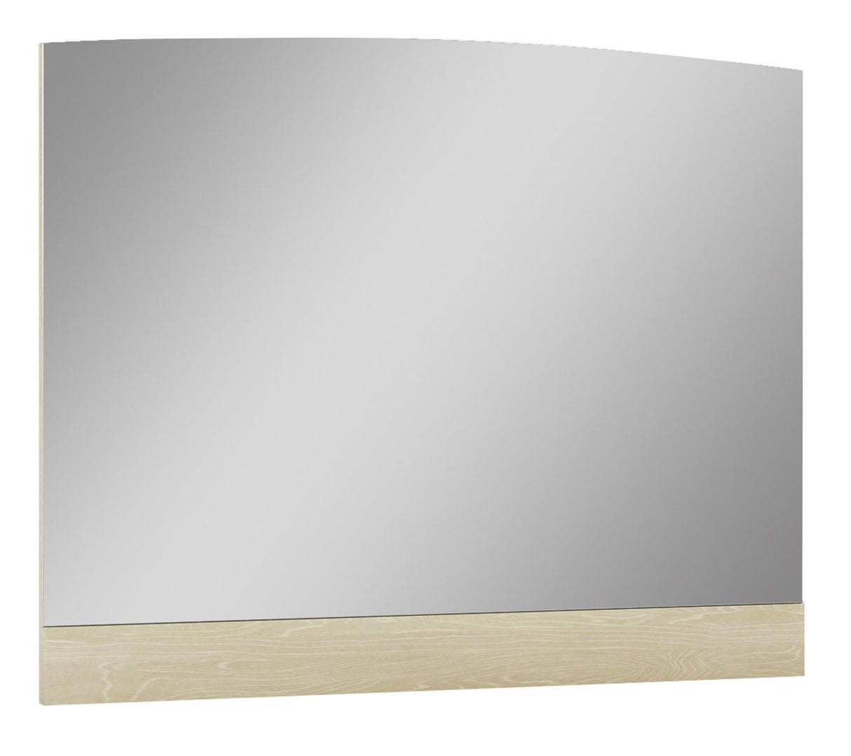 J&M Furniture Chiara Mirror in Light Walnut