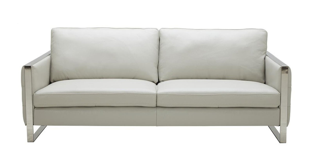 J&M Furniture Constantin Sofa in Light Grey