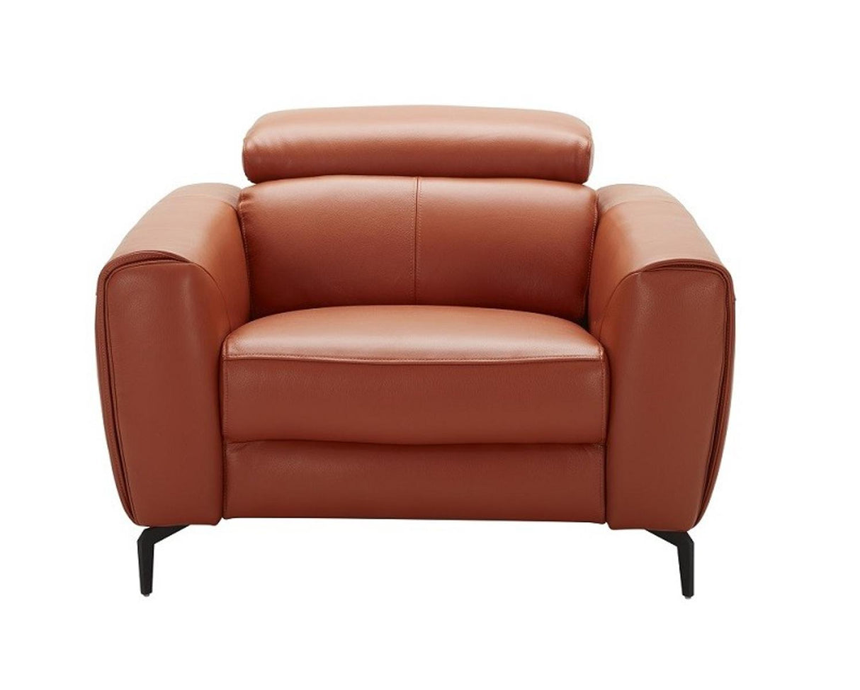 J&M Furniture Cooper Chair in Pumpkin - galleria furniture outlet