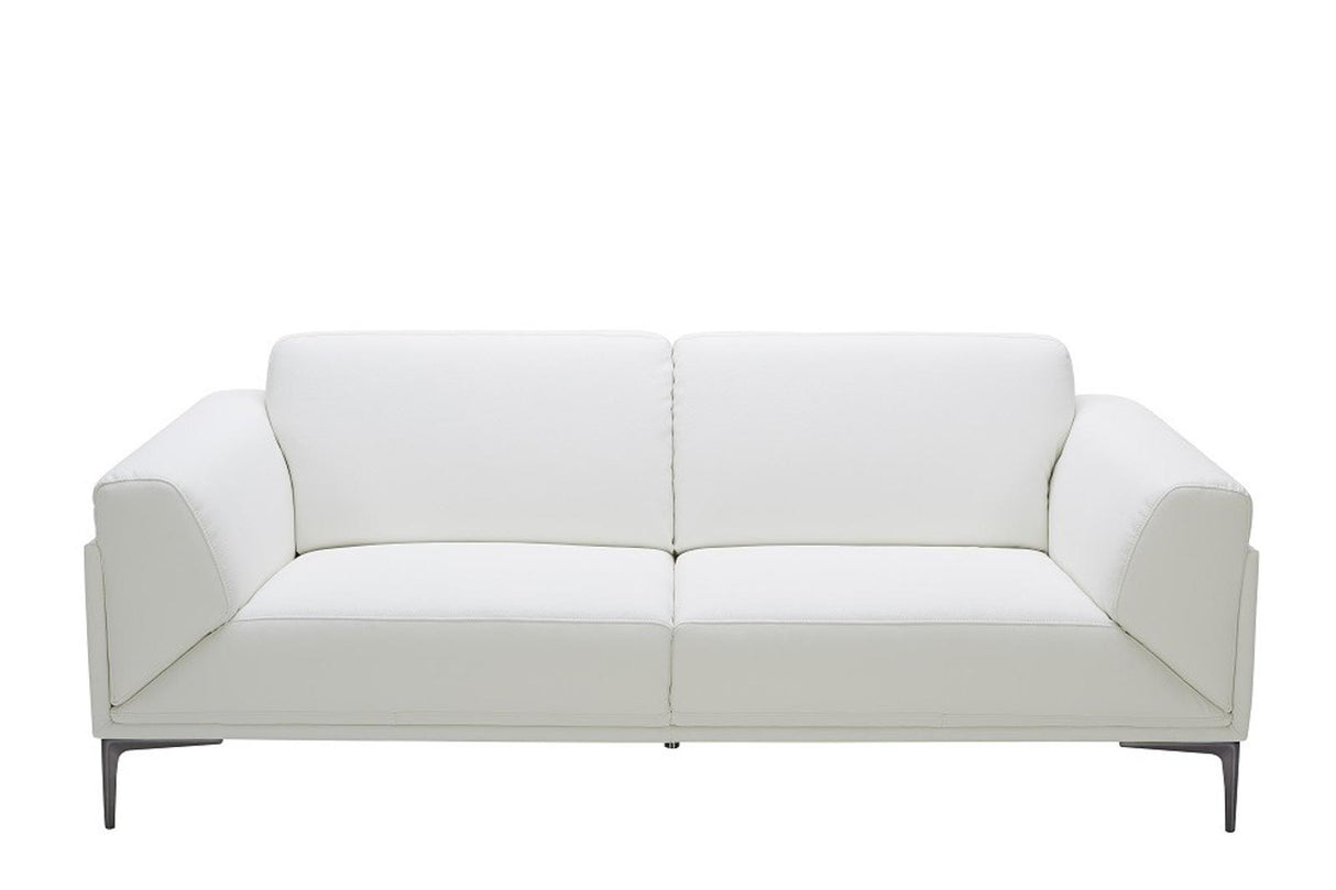 J&M Furniture Davos Sofa in White