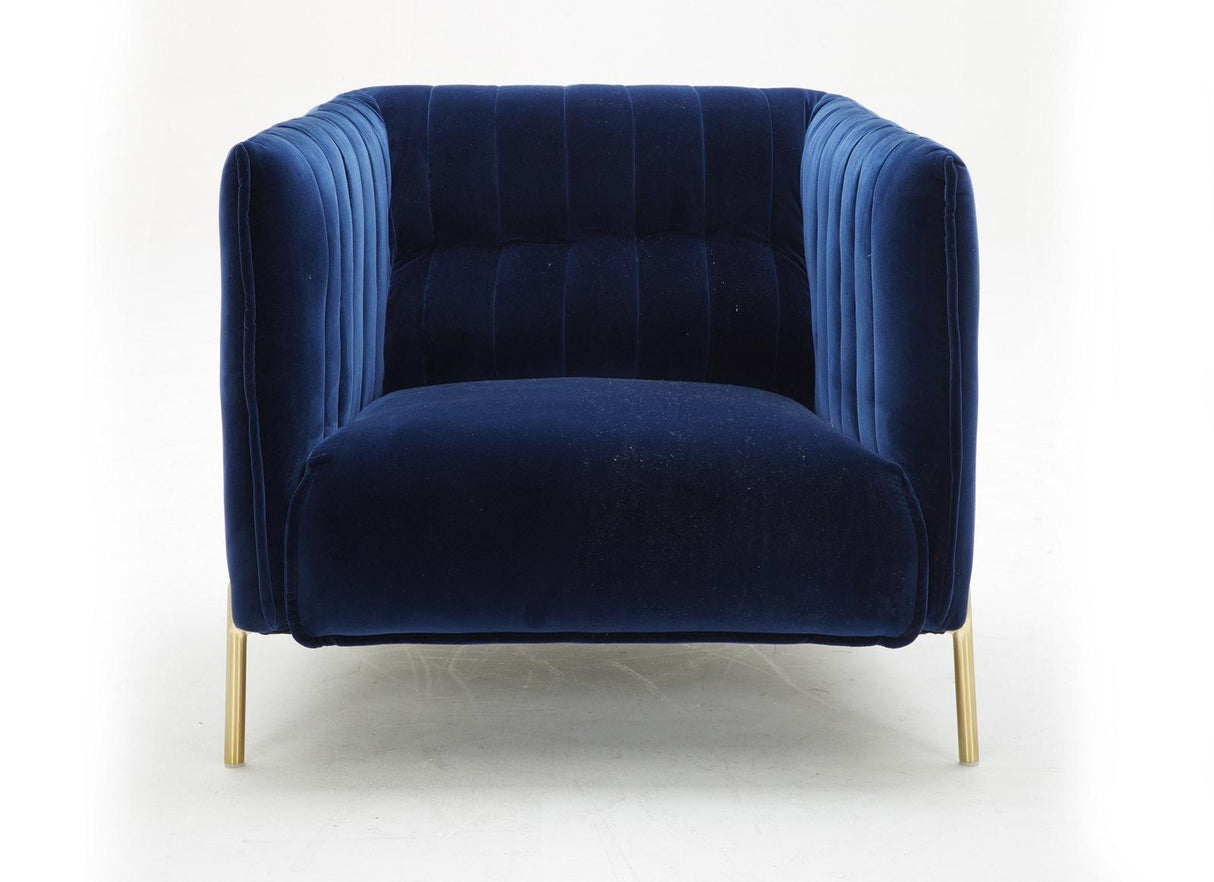 J&M Furniture Deco Chair in Blue