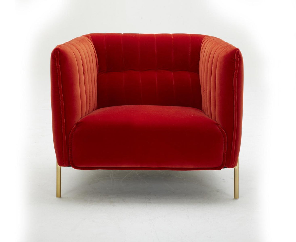 J&M Furniture Deco Chair in Pumpkin