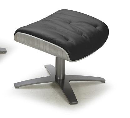 J&M Furniture Karma Ottoman in Black