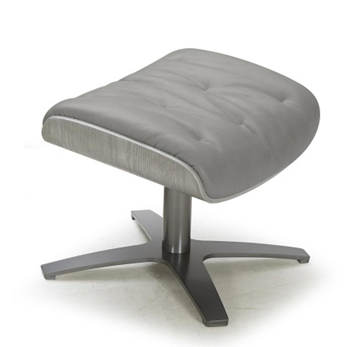 J&M Furniture Karma Ottoman in Grey