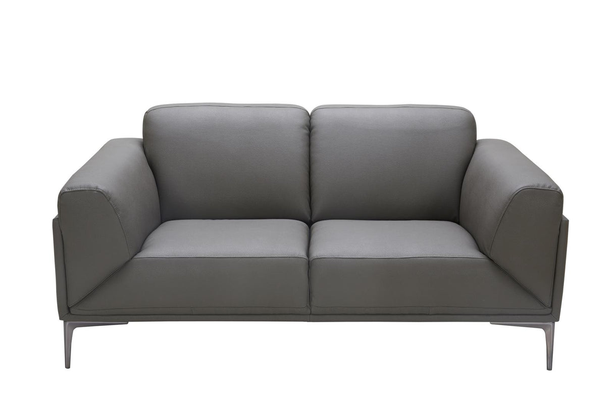 J&M Furniture Knight Loveseat in Grey - galleria furniture outlet