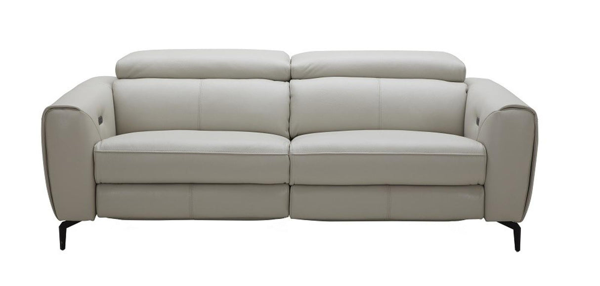 J&M Furniture Lorenzo Sofa in Light Grey