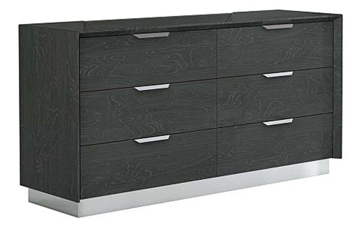 J&M Furniture Monte Leone Dresser in Grey