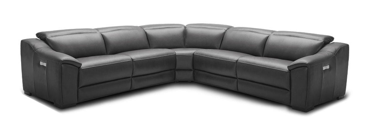 J&M Furniture Nova Motion Sectional Set In Dark Grey