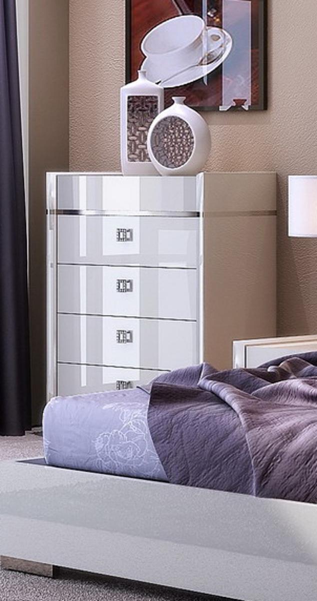 J&M Furniture Paris Chest in Light Grey