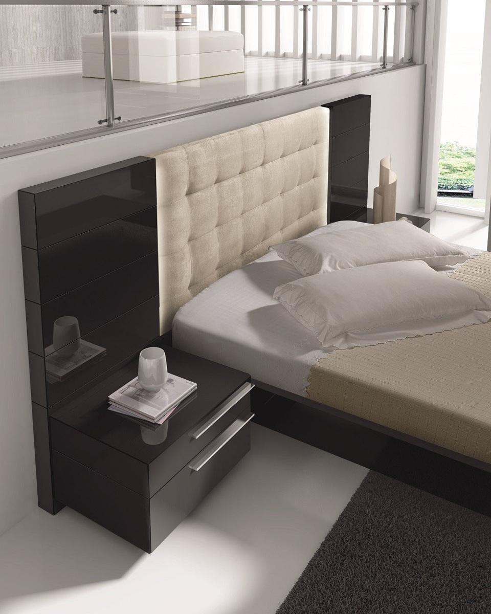 J&M Furniture Santana Left Facing Nightstand in Black