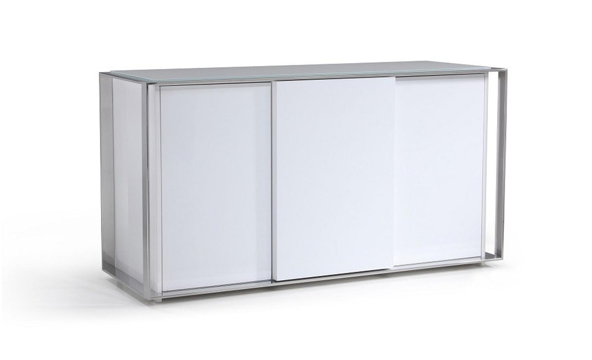 J&M Furniture Star Buffet in White