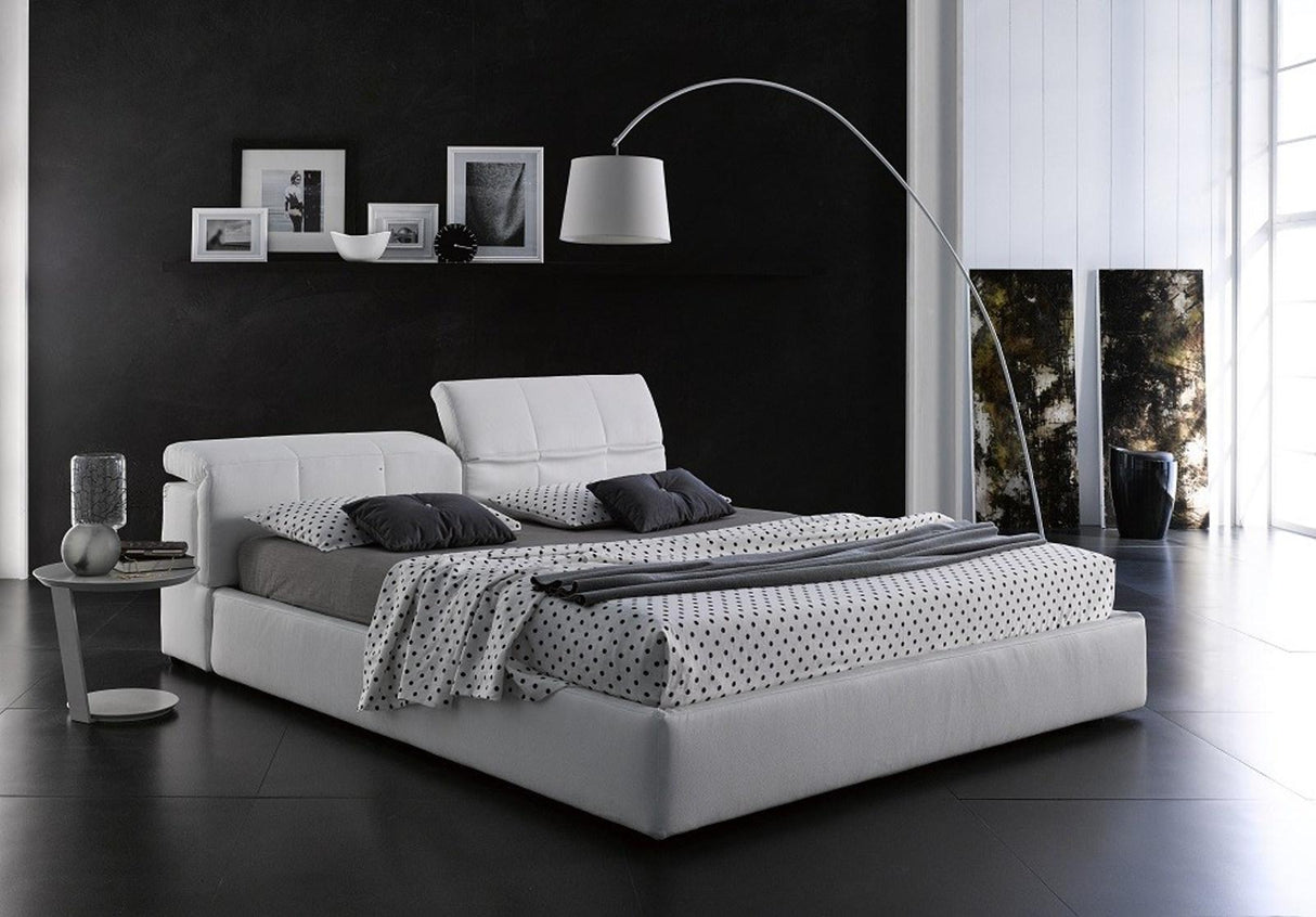 J&M Furniture Tower Queen Storage Bed in White