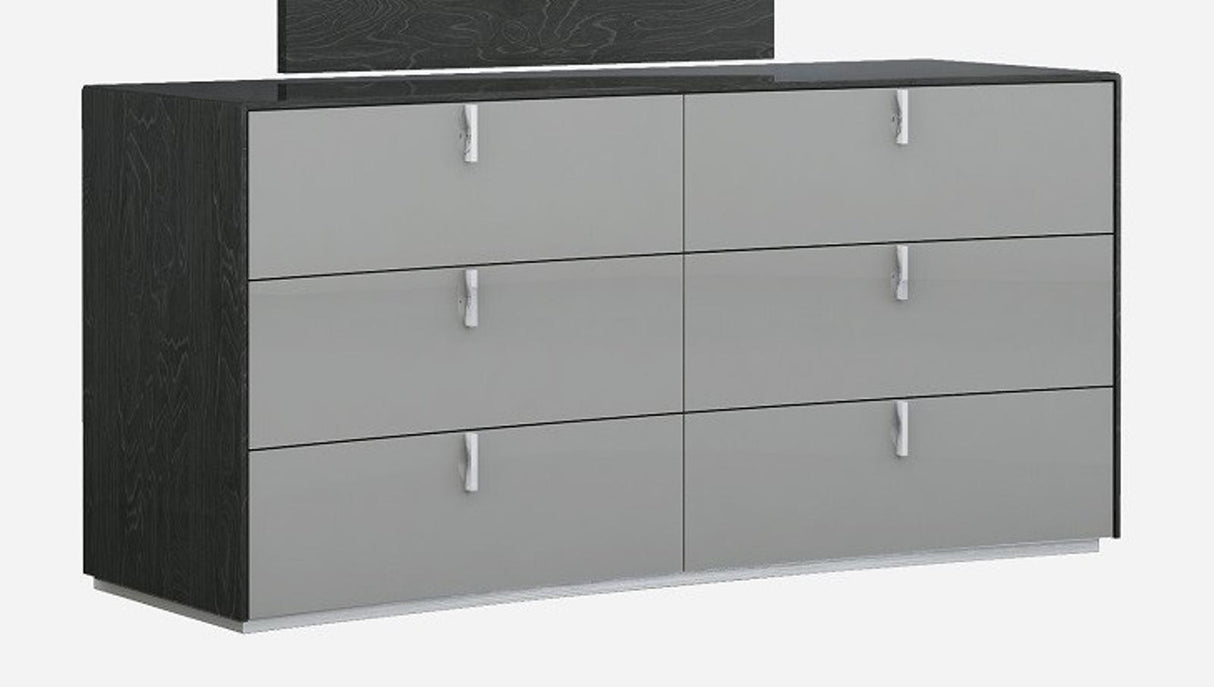J&M Furniture Vera Dresser in Grey - galleria furniture outlet