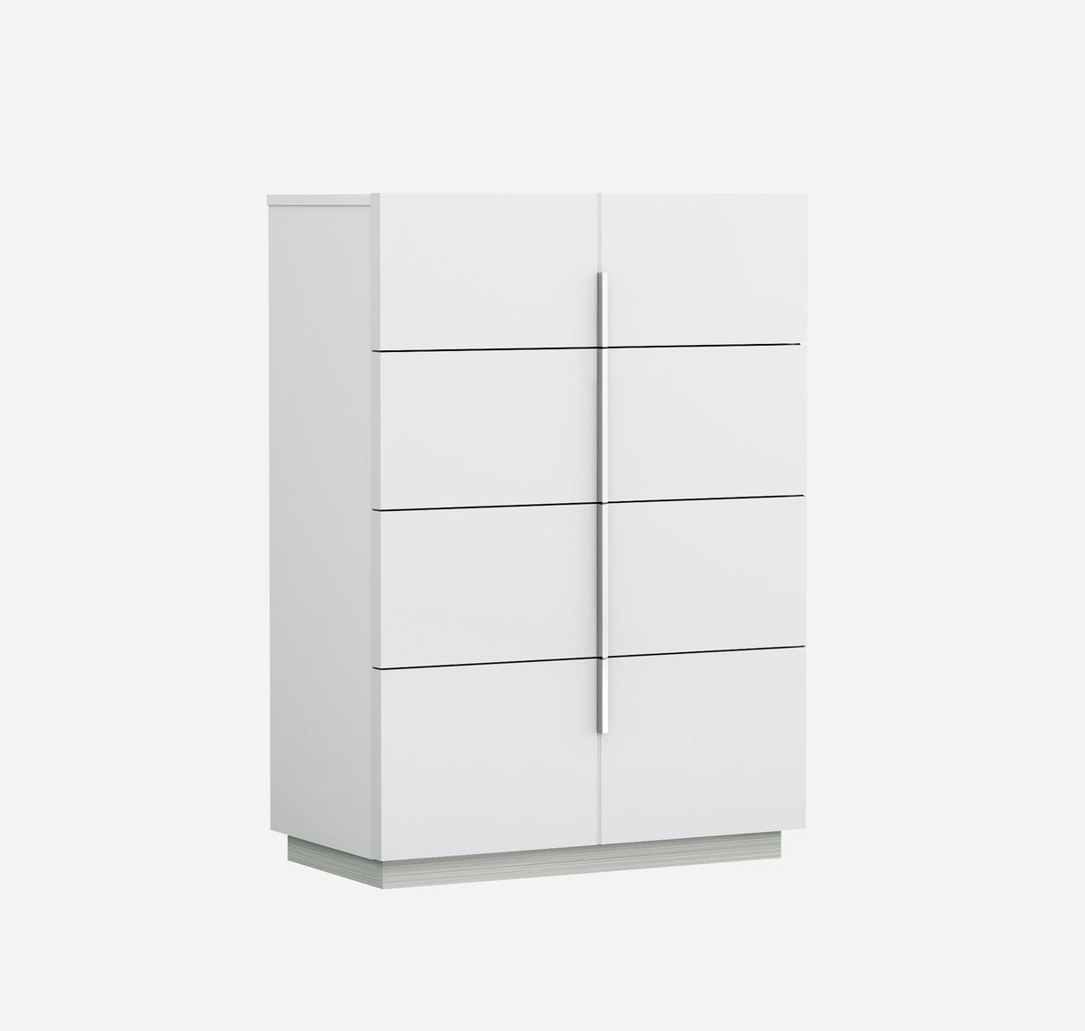 J&M Oslo 5 Drawer Chest in White