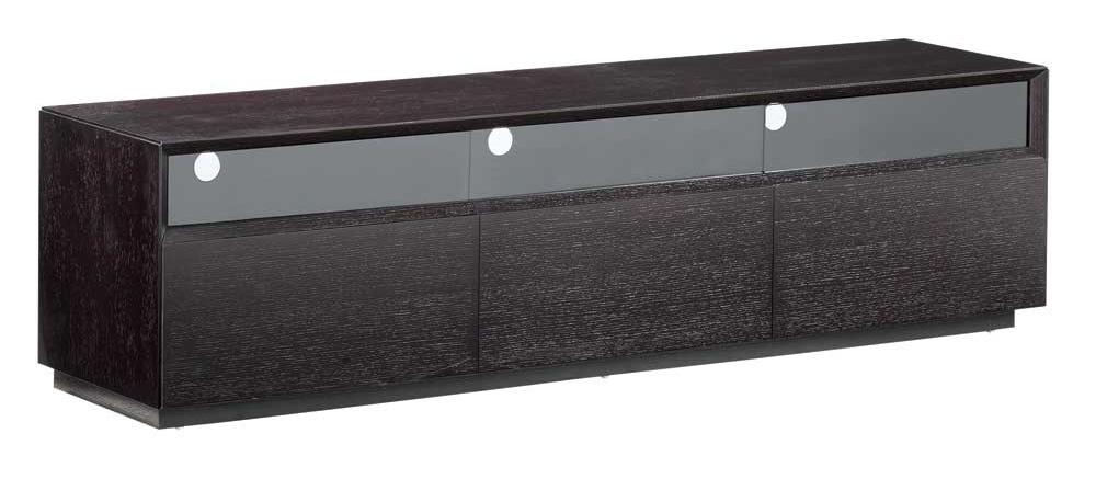 J&M TV023 TV Stand in Dark Oak