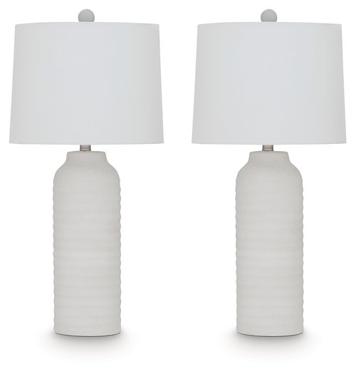 Vauville Table Lamp (Set of 2) - galleria furniture outlet