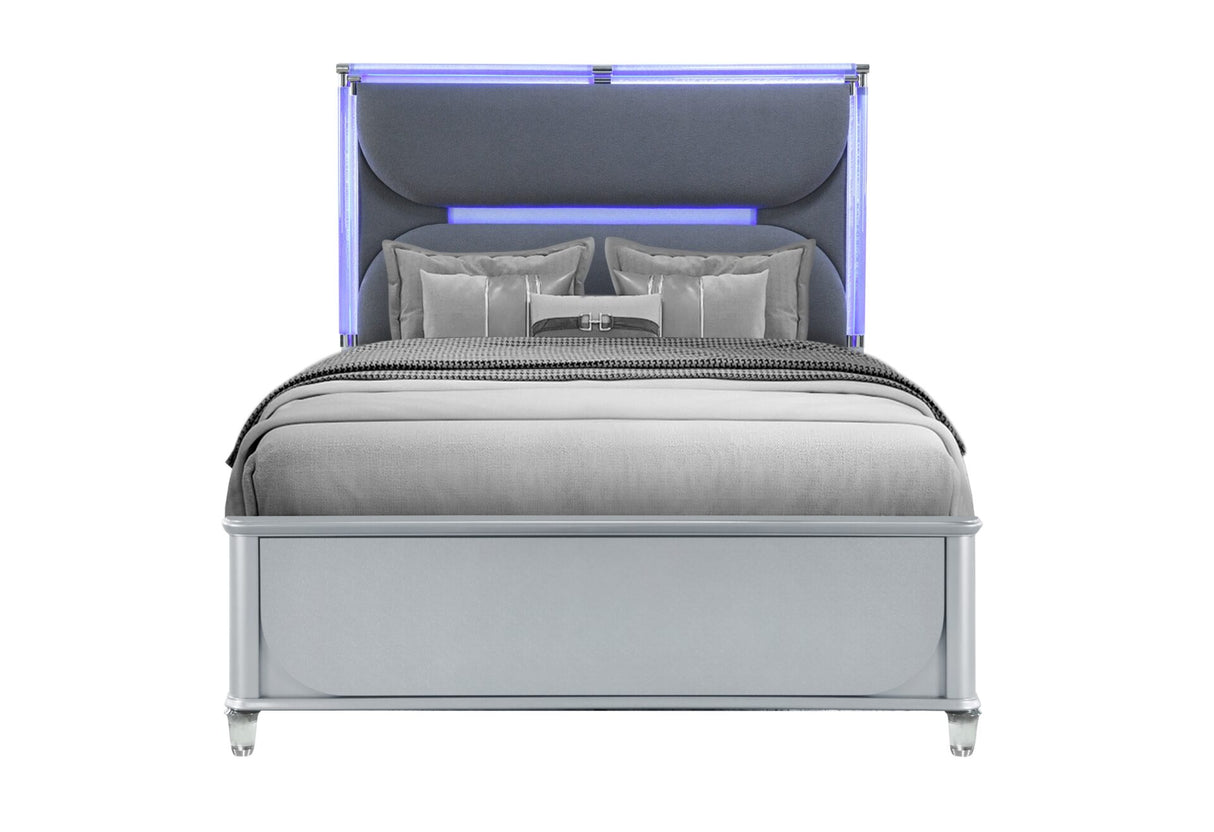 Lando Silver Bed