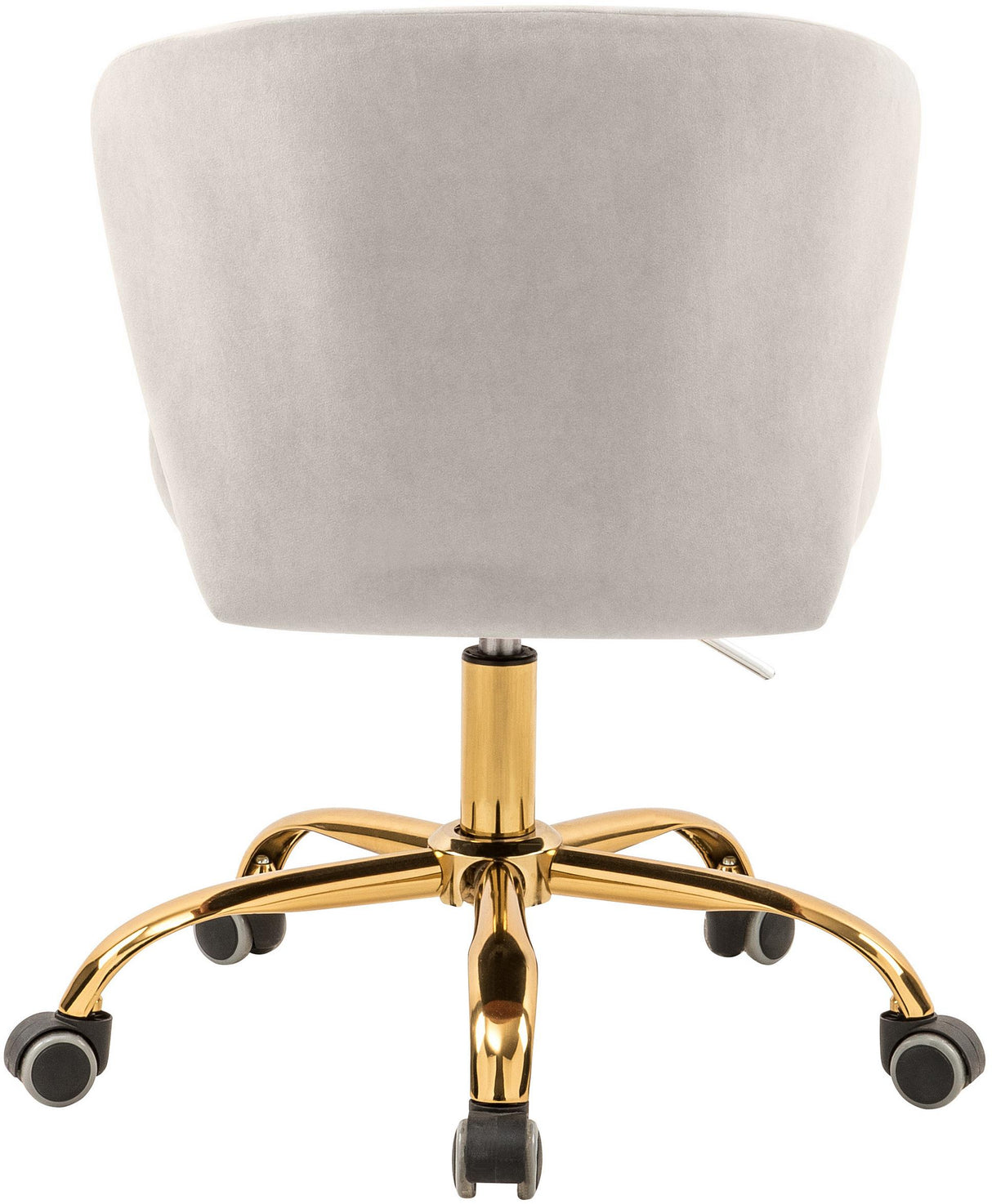 Finley Cream Velvet Office Chair - galleria furniture outlet
