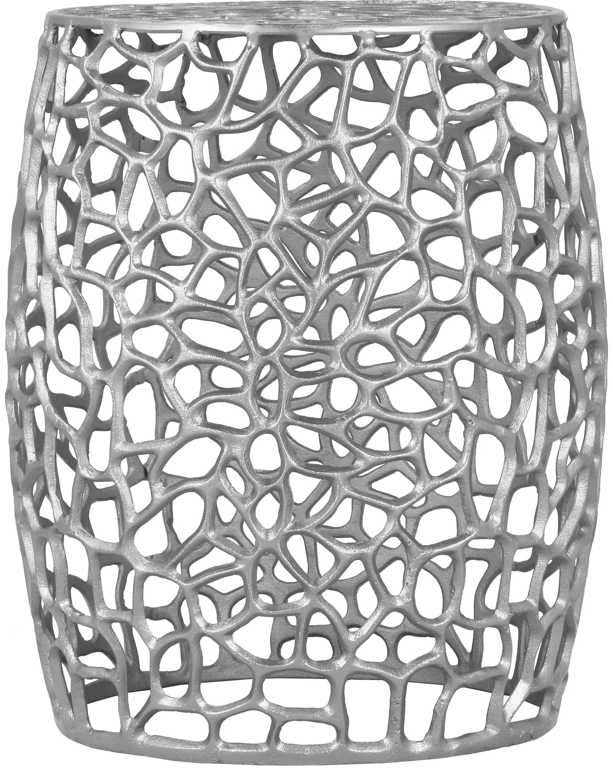 Priya Silver End Table - galleria furniture outlet