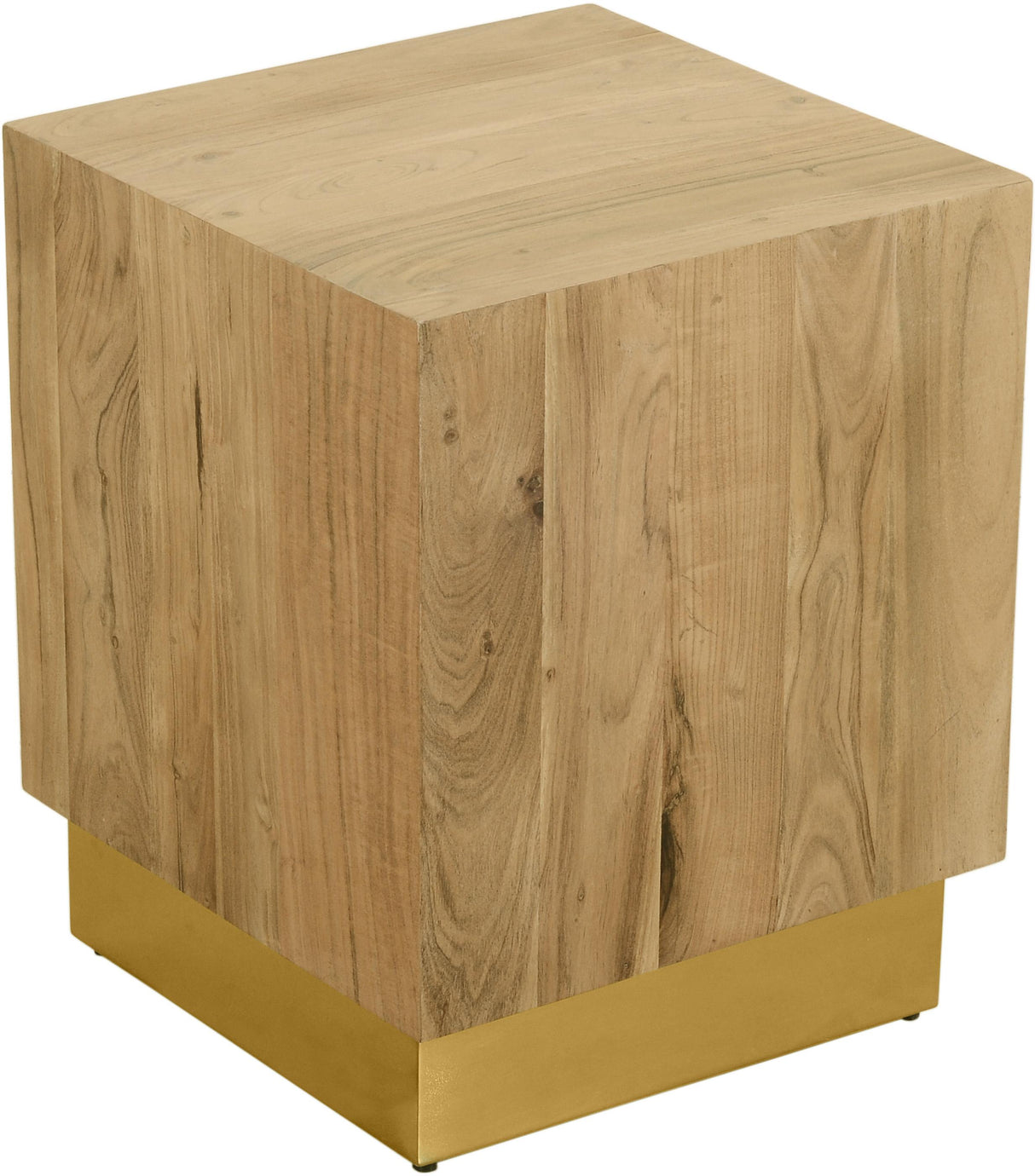 Acacia Gold End Table - galleria furniture outlet