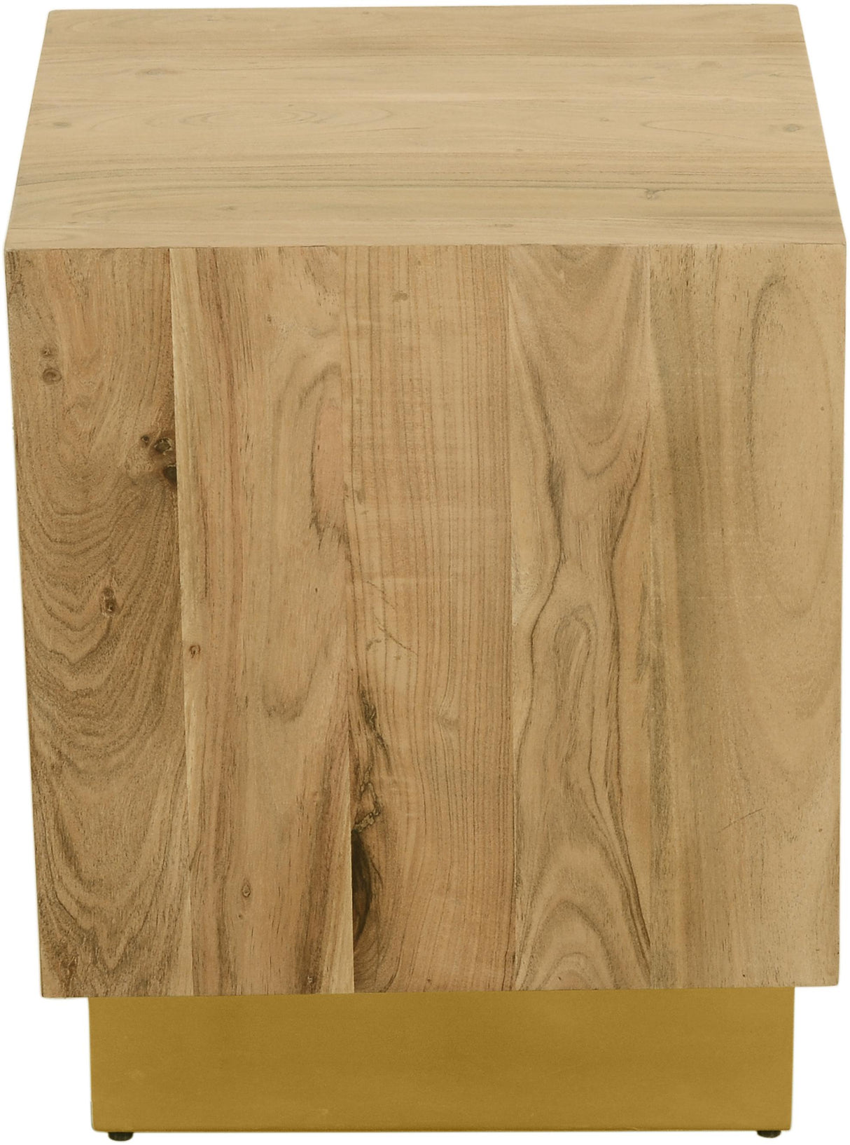 Acacia Gold End Table - galleria furniture outlet