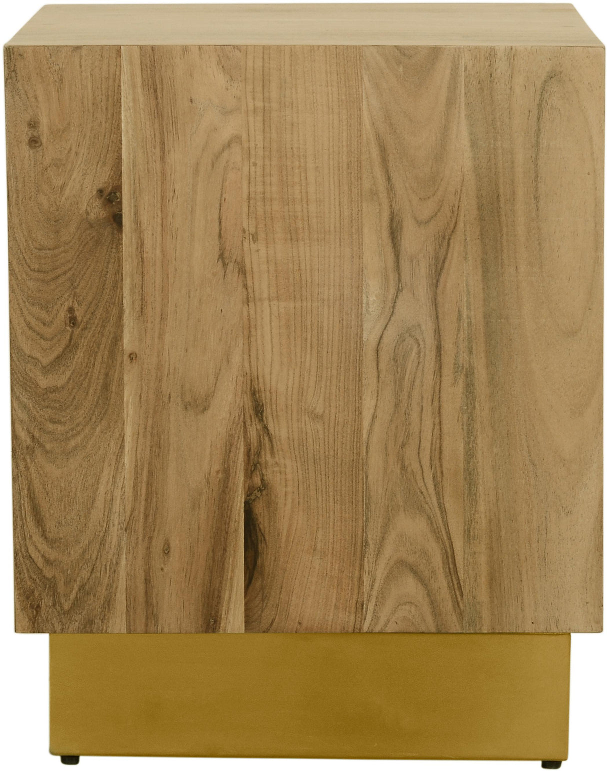 Acacia Gold End Table - galleria furniture outlet