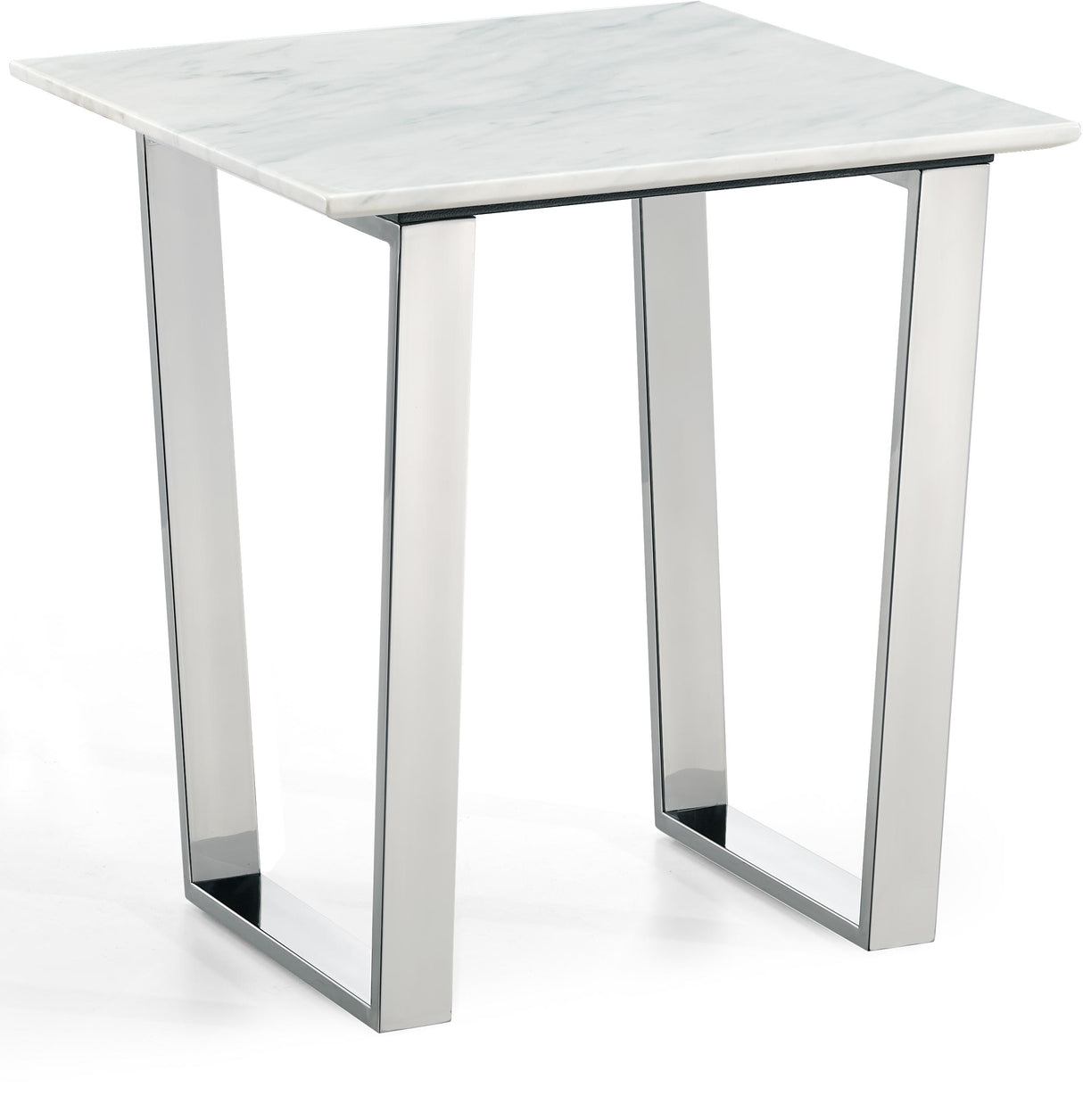 Carlton Chrome End Table - galleria furniture outlet