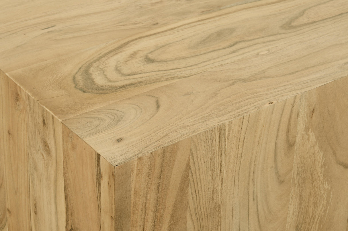 Acacia Gold Coffee Table - galleria furniture outlet